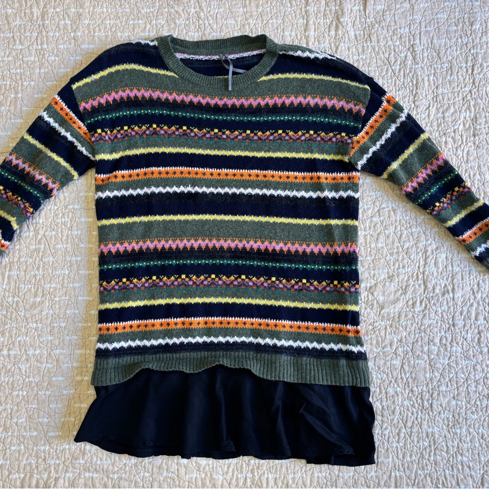 Anthropologie Crew Neck Sweater Dress